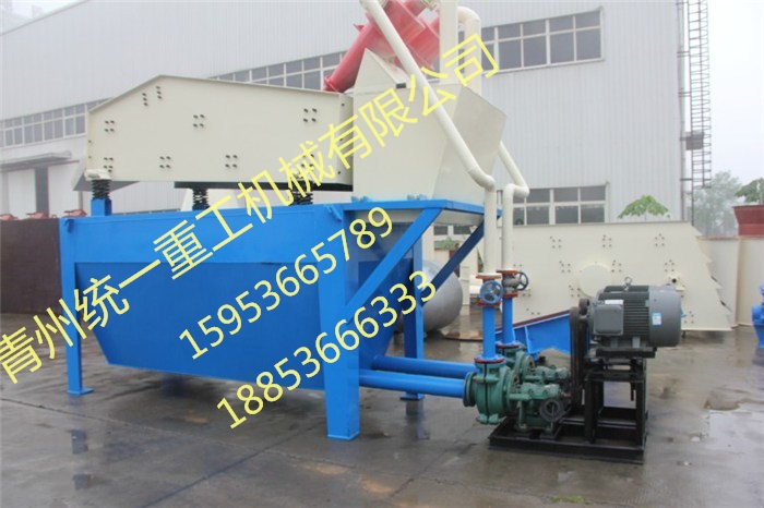 上圖為統(tǒng)一重工砂石分離機(jī)
